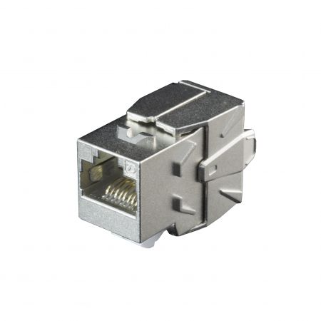 Category 6 - Cat6 Component Level 90° STP Toolless Keystone Jack with Shutter